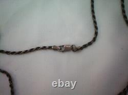 COOL Vintage Pendant with Chain Police Department 925