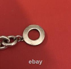 Carolee Heavy 60.35g Vtg Sterling Toggle Clasp Bracelet Marked 925 Reduced