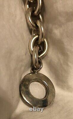 Carolee Heavy 60.35g Vtg Sterling Toggle Clasp Bracelet Marked 925 Reduced