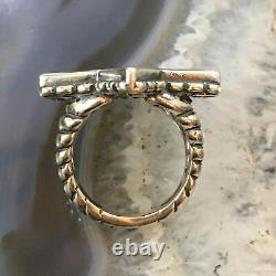 Carolyn Pollack Vintage Sterling Silver Star Shape American Flag Ring For Women