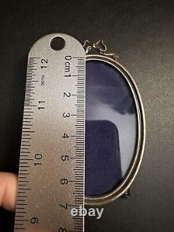 Cartier Vintage Oval 925 Sterling Silver Picture Frames 75cm