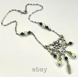 Chain Necklace Marked Sterling Silver 925 Vintage Women's Jewelry Amazing 13.6 g