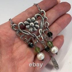 Chain Necklace Marked Sterling Silver 925 Vintage Women's Jewelry Amazing 13.6 g