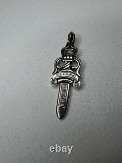 Chrome Hearts Large Dagger Pendant Sterling Silver 925
