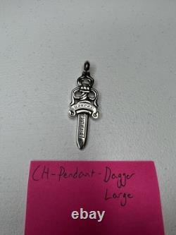 Chrome Hearts Large Dagger Pendant Sterling Silver 925