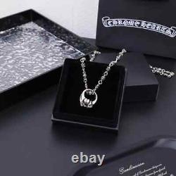 Chrome Hearts Vintage Classic Cross Pendant 925 Sterling Silver Necklace Unisex