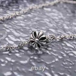 Chrome Hearts Vintage Classic Cross Pendant 925 Sterling Silver Necklace Unisex