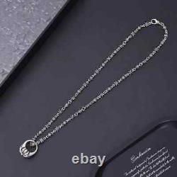 Chrome Hearts Vintage Classic Cross Pendant 925 Sterling Silver Necklace Unisex