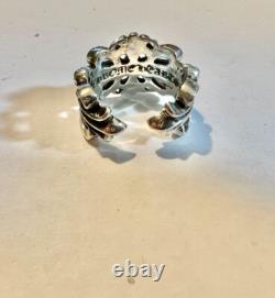 Chrome Hearts sterling silver authentic Gothic Vintage Adjustable Ring