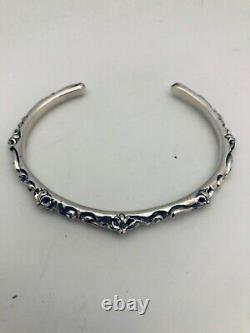 Chrome hearts authentic sterling silver vintage cross cuff