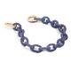 Chunky Chain Bracelet Jewelry Sapphire 925 Sterling Silver Bangle Jewelry