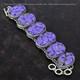 Copper Charoite Bracelet 925 Sterling Silver Adjustable Chain Vintage Bracelet