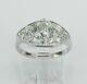 Dainty Vintage Style 2 Ct Round Moissanite Engagement Ring 925 Sterling Silver