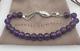 David Yurman. 925 Sterling Silver Spiritual Beads Amethyst Bracelet Vintage