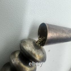 ERB Navajo Sterling Silver BLUE Lapis Lazuli Naja Necklace Ernest Roy Begay Vtg