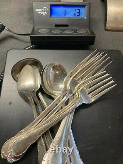 Estate 1 Pound Vintage Lunt Sterling Silver 925 Flatware Silverware 15 Pieces