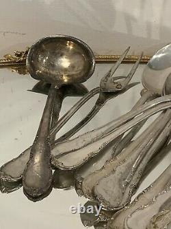 Estate 1 Pound Vintage Lunt Sterling Silver 925 Flatware Silverware 15 Pieces