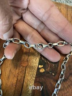 Estate Find! Vintage Sterling Silver Chain Pendant 16 Necklace