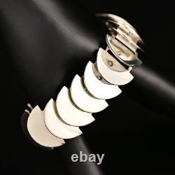 GEORG JENSEN Astrid Fog Style Vintage Original Sterling Silver Estate Bracelet