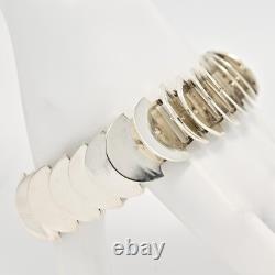 GEORG JENSEN Astrid Fog Style Vintage Original Sterling Silver Estate Bracelet