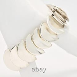 GEORG JENSEN Astrid Fog Style Vintage Original Sterling Silver Estate Bracelet