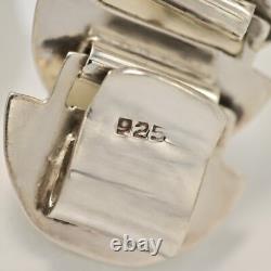 GEORG JENSEN Astrid Fog Style Vintage Original Sterling Silver Estate Bracelet