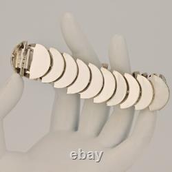 GEORG JENSEN Astrid Fog Style Vintage Original Sterling Silver Estate Bracelet