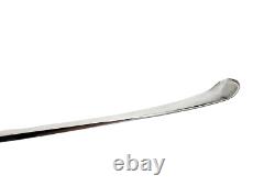 Georgian 1770 Antique Solid Sterling Silver Punch Soup Ladle Feather Edge Bowl