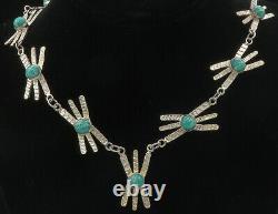 HENNY 925 Sterling Silver Vintage Cabochon Seraphinite Chain Necklace NE1906