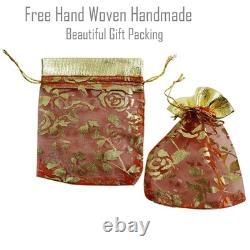 Handmade Indian Jewelry 925 Solid Sterling Silver Cluster Necklace T1