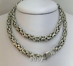 Huge Original Vintage Sterling Silver 875 Chain, Sterling Silver 875 Chain