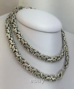 Huge Original Vintage Sterling Silver 875 Chain, Sterling Silver 875 Chain