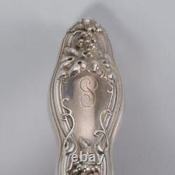 International Sterling Silver Cloeta 1904 Grape Vine Cutlery 9.75 Vintage