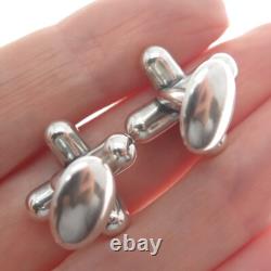 JAMES AVERY 925 Sterling Silver Vintage Puffy Letter X Kisses Cufflinks