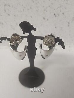 James Avery Retired Polished Sterling Silver Vintage Post Earrings 9.3 Grams