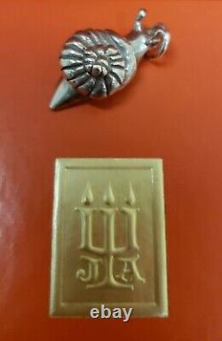 James Avery Vintage & Very Rare Retired Sterling Silver 3D Snail charm