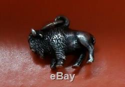 James Avery Vintage & Very Rare Retired Sterling Silver Buffalo charm