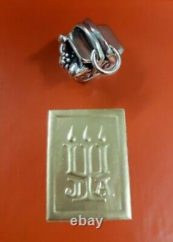 James Avery Vintage & Very Rare Retired Sterling Silver Picnic Basket charm