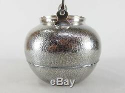 Japanese antique vintage sterling silver Sencha Ginbin teapot 900ml 548g chacha