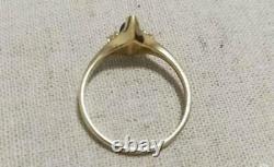 Marquise Black Onyx Engagement Ring 14k Rose Gold Black Design Wedding Jewelry