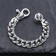 Mens Solid 925 Sterling Silver Large Vintage Cuban Link Chain Bracelet 13mm Wide