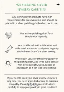 Mens Vintage Green Zircon Chain Retro Heavy Necklace 24in 925 Sterling Silver