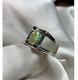Natural Brilliant Fire Opal Mens Womens Ring Solid Sterling Silver 925 Fire Opal