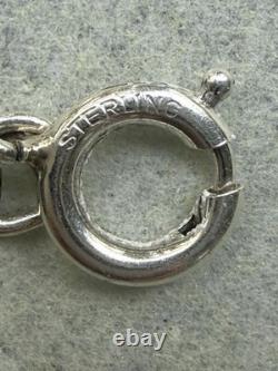 Navajo Sterling Silver Black Onyx Bib Necklace Modernist 64g Heavy 18 Vintage