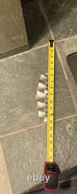 Navajo Sterling Silver Black Onyx Bib Necklace Modernist 64g Heavy 18 Vintage