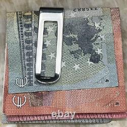 New Sterling Silver. 925 Credit Card Money Clip Wallet 90% Silver Peace Dollar