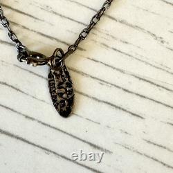 Old Navajo Cross Pendant Red Branch Coral 1.75in VTG R Boyd Sterling Necklace