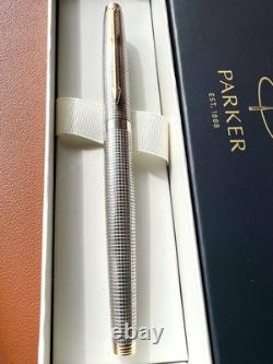 PARKER 75 Sterling Silver Fountain Pen Extra Fine Nib, Vintage Perfection