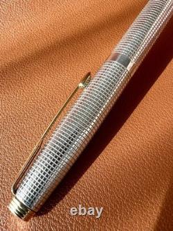 PARKER 75 Sterling Silver Fountain Pen Extra Fine Nib, Vintage Perfection