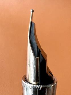 PARKER 75 Sterling Silver Fountain Pen Extra Fine Nib, Vintage Perfection